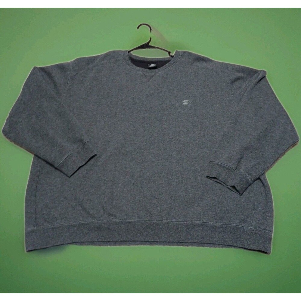 Vintage Starter Pro80 Sweatshirt Mens 3XL Dark Gray Heavyweight Blank 90s USA